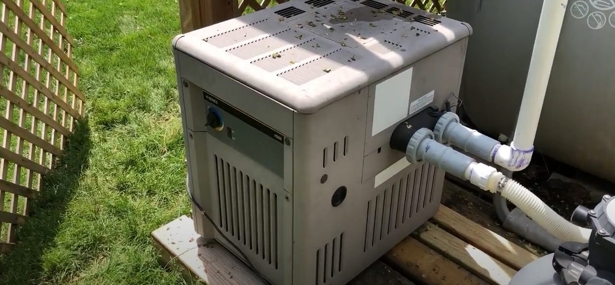intext above ground pool heater